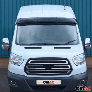 Ford Transit Van Sun Deflector - Omac - Acrylic - Black Smoke - 2015-2025